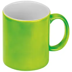 Kubek ceramiczny - neon - kolor zielony