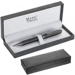 Długopis metalowy Mark Twain - kolor czarny