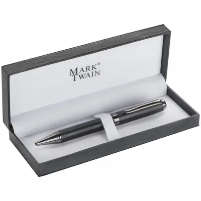Długopis metalowy Mark Twain - kolor czarny
