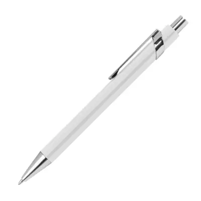 Długopis metalowy - matowy - kolor biały
