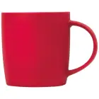Kubek ceramiczny, gumowany 300 ml - kolor czerwony