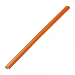 Ołówek stolarski drewniany - HB - kolor pomarańczowy