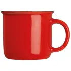 Kubek ceramiczny 350 ml - kolor czerwony