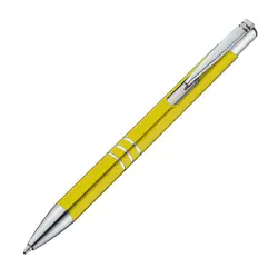 Długopis metalowy - kolor żółty