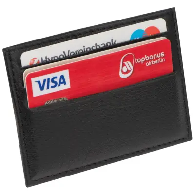 Etui na karty z ochroną RFID - kolor czarny