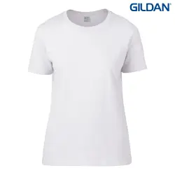 T-shirt damski XXL Premium (GIL4100) - kolor biały