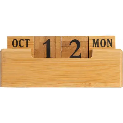 Kalendarz na biurko - kolor beżowy
