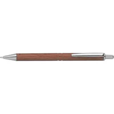 Długopis z drewna orzechowego - kolor brązowy