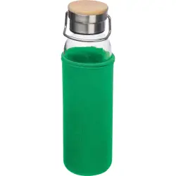 Szklana butelka 600 ml kolor zielony