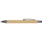 Długopis drewniany kolor fioletowy