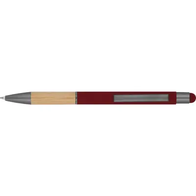 Długopis metalowy kolor bordowy