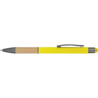 Długopis metalowy kolor żółty