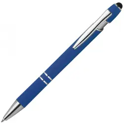 Długopis plastikowy touch pen kolor niebieski