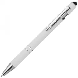 Długopis plastikowy touch pen kolor biały