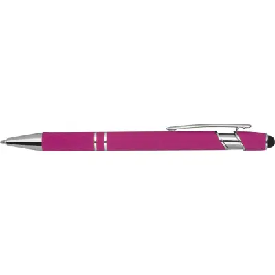 Długopis plastikowy touch pen kolor różowy