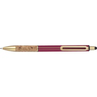 Długopis metalowy kolor bordowy