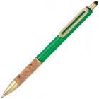 Długopis metalowy kolor zielony