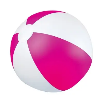 Dmuchana piłka plażowa 26 cm - kolor różowy