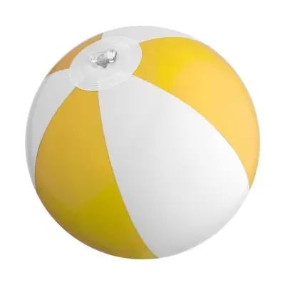 Piłka plażowa, mała - kolor żółty