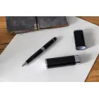 Długopis metalowy w etui - kolor czarny