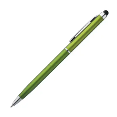 Długopis plastikowy touch pen - kolor jasnozielony