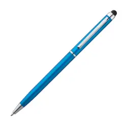 Długopis plastikowy touch pen - kolor jasnoniebieski