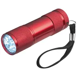 Latarka LED z bateriami - kolor czerwony