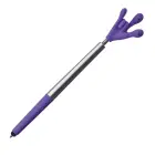 Długopis plastikowy CrisMa Smile Hand - kolor fioletowy