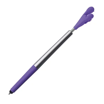 Długopis plastikowy CrisMa Smile Hand - kolor fioletowy