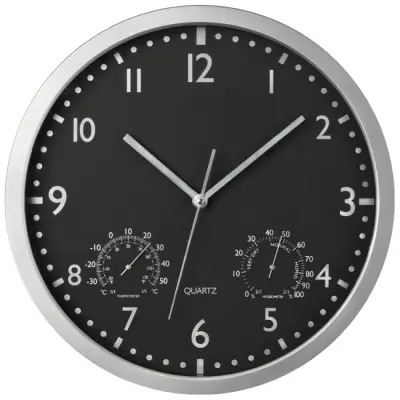 Zegar ścienny CrisMa - kolor czarny