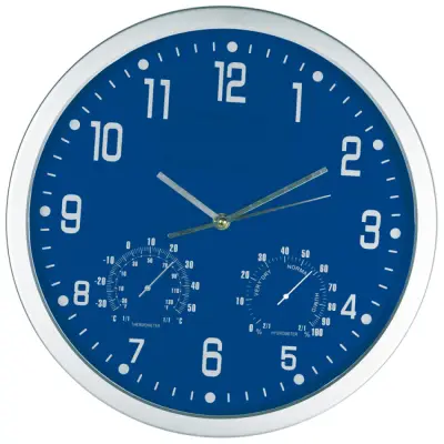 Zegar ścienny CrisMa - kolor niebieski
