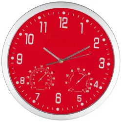 Zegar ścienny CrisMa - kolor czerwony