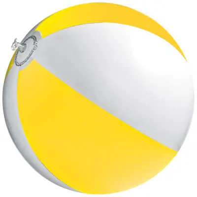 Dmuchana piłka plażowa 26 cm - kolor żółty
