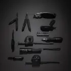 Nóż składany, scyzoryk Gear X - kolor czarny