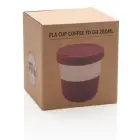 Kubek podróżny 280 ml PLA Coffee to go - kolor czerwony