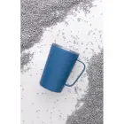 Kubek termiczny 420 ml, stal nierdzewna z recyklingu kolor niebieski