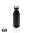 Butelka sportowa 500 ml, stal nierdzewna z recyklingu kolor czarny