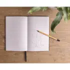 Bambusowy ołówek Infinity z gumką kolor brązowy