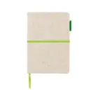 Ekologiczny notatnik A5 - kolor zielony