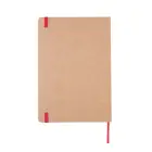 Ekologiczny notatnik A5 - kolor czerwony
