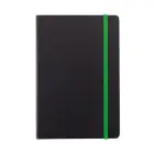 Notatnik A5 z kolorowymi bokami - zielony