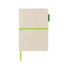 Ekologiczny notatnik A5 - kolor zielony