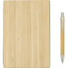 Notatnik ok. B6 z długopisem - kolor brązowy