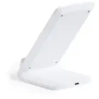 Ładowarka bezprzewodowa 10W, stojak na telefon - kolor biały