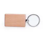 Drewniany brelok do kluczy - kolor brązowy