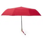 Ekologiczny wiatroodporny parasol składany - czerwony