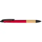 Długopis, touch pen - kolor czerwony