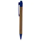 Długopis bambusowy z kolorowymi elementami