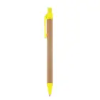 Żółte długopisy promocyjne z logo firmy