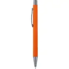 Pomarańczowy długopis z logo